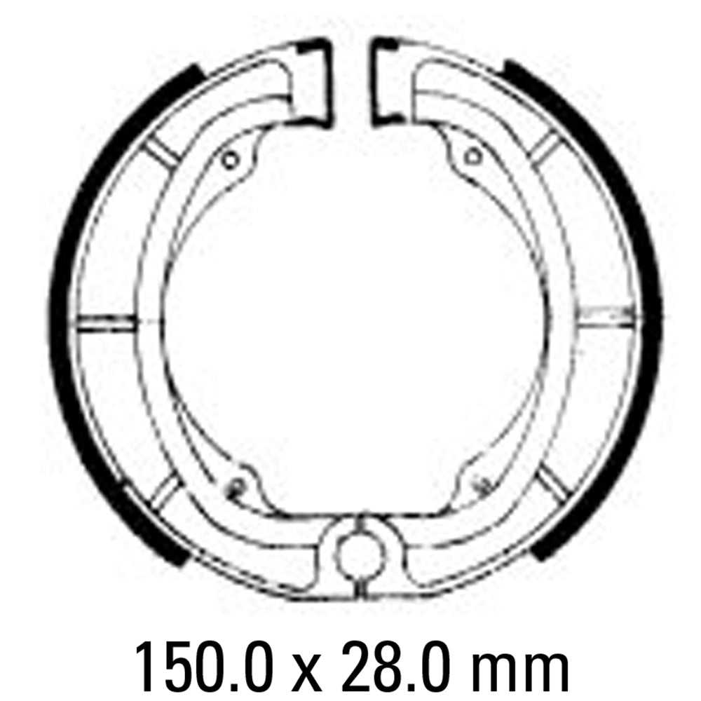 FERODO Brake Shoe Set - FSB724