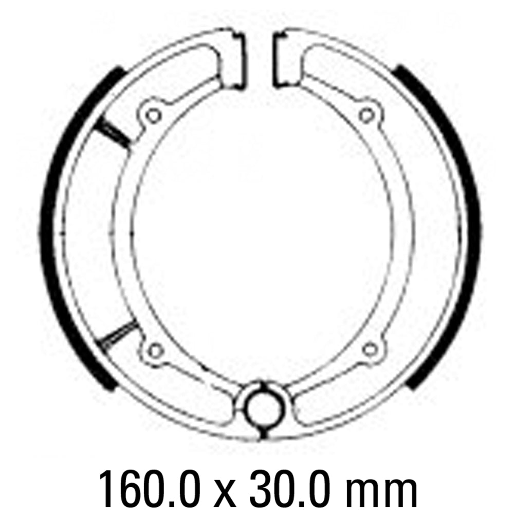 FERODO Brake Shoe Set - FSB736