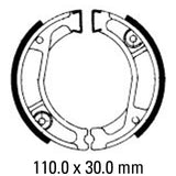 FERODO Brake Shoe Set - FSB740