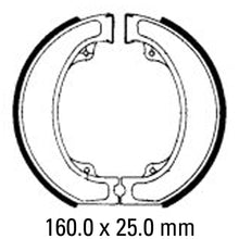 Load image into Gallery viewer, FERODO Brake Shoe Set - FSB743