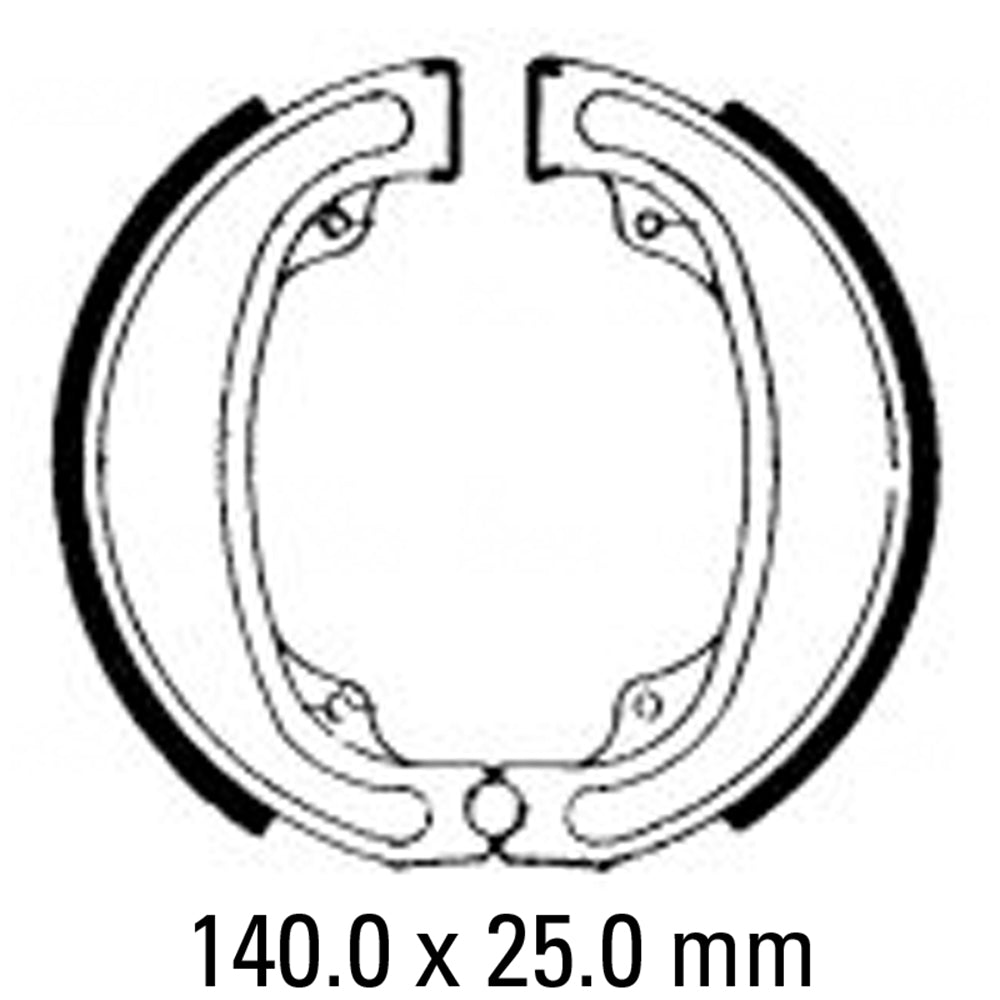 FERODO Brake Shoe Set - FSB747