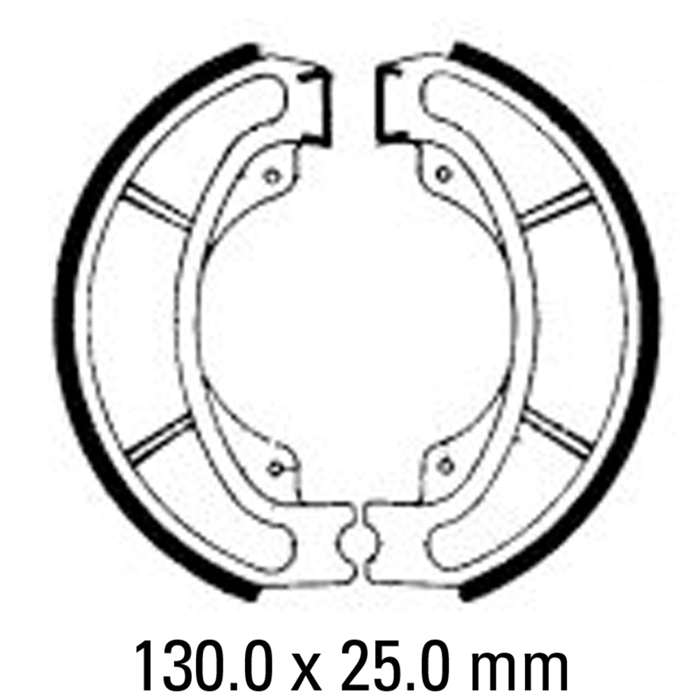 FERODO Brake Shoe Set - FSB748