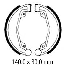 Load image into Gallery viewer, FERODO Brake Shoe Set - FSB749