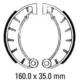 FERODO Brake Shoe Set - FSB854