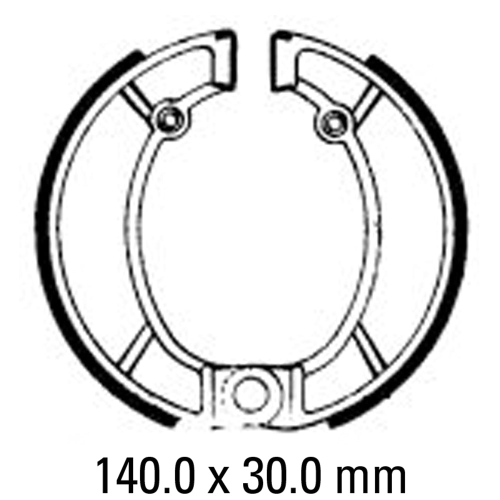 FERODO Brake Shoe Set - FSB857