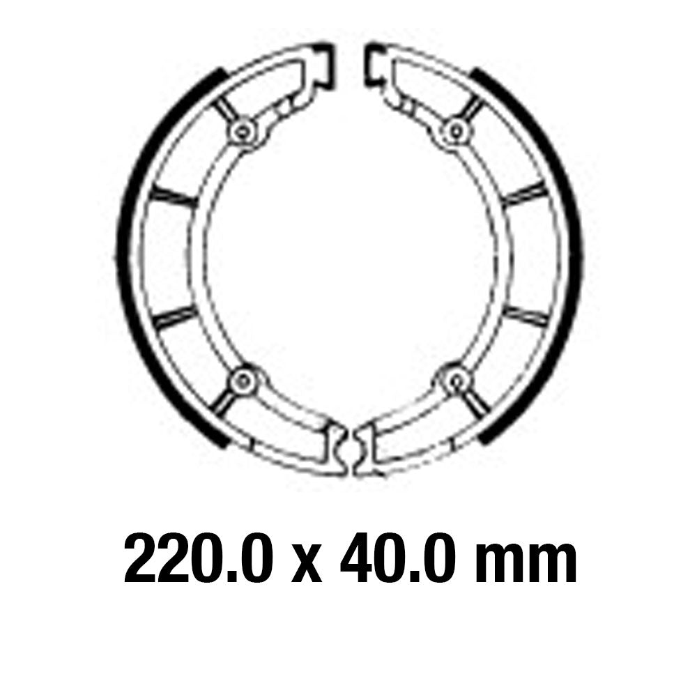 FERODO Brake Shoe Set - FSB881