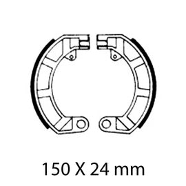 FERODO Brake Shoe Set - FSB891
