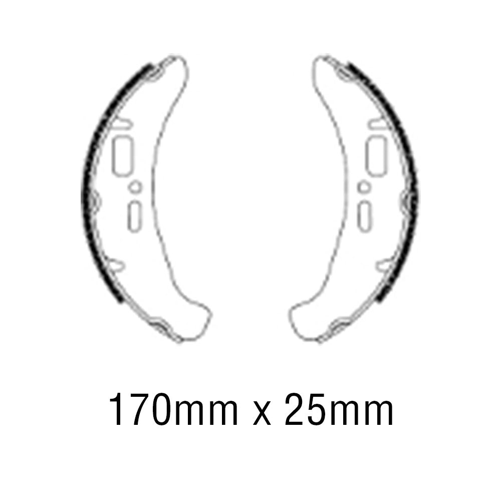 FERODO ECO  Brake Shoe Set - FSB892EF