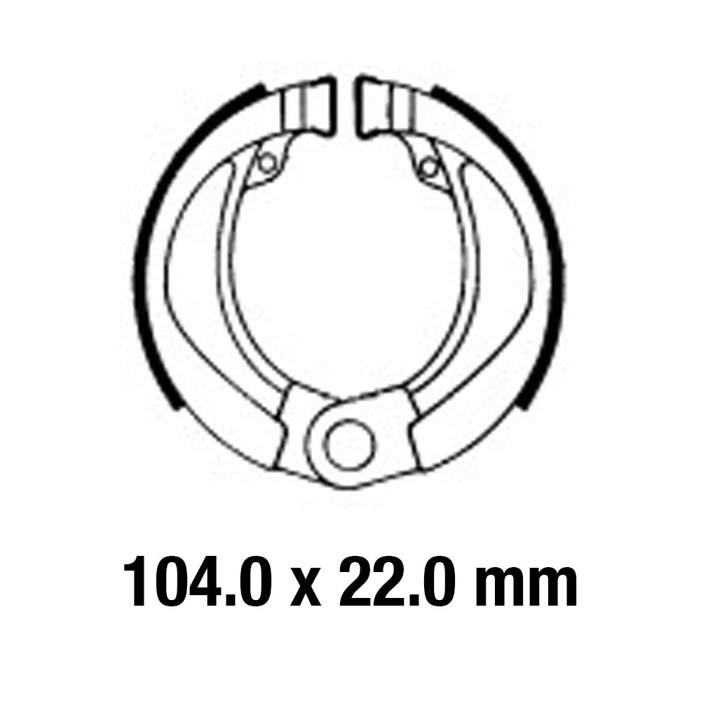 FERODO Brake Shoe Set - FSB906