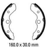 FERODO Brake Shoe Set - FSB925