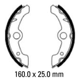 FERODO Brake Shoe Set - FSB933