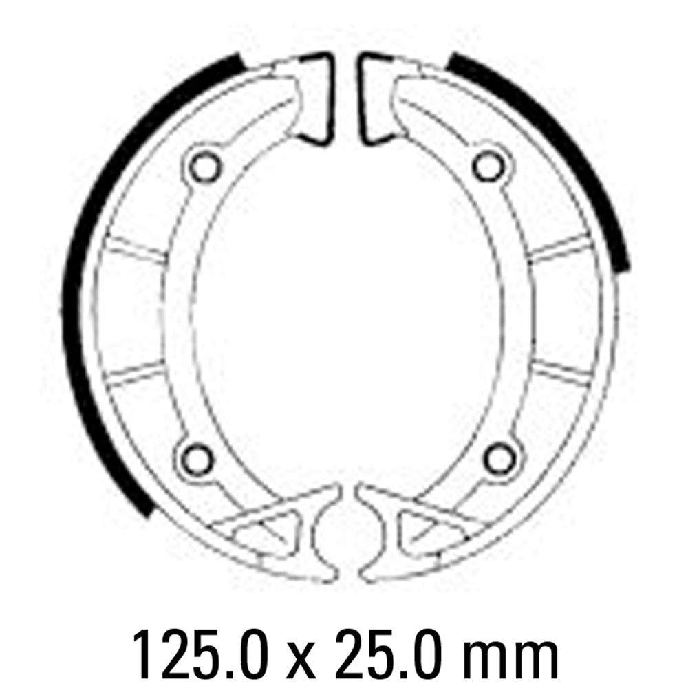 FERODO Brake Shoe Set - FSB939