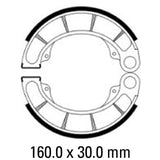 FERODO Brake Shoe Set - FSB946