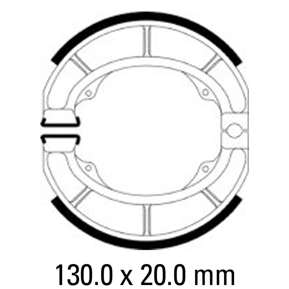 FERODO Brake Shoe Set - FSB956