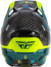 Load image into Gallery viewer, Fly Racing Formula S Carbon Byte Helmet - Black Carbon/Teal/Lime