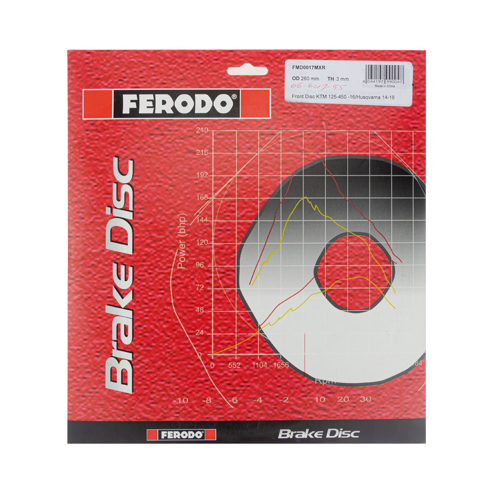 FERODO Disc Brake Rotor 260mm - FMD0017MXR