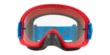 Load image into Gallery viewer, Oakley O Frame 2.0 Pro Angle Red Goggles With Clear Lens