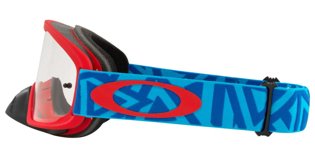 Oakley O Frame 2.0 Pro Angle Red Goggles With Clear Lens