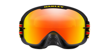 Load image into Gallery viewer, Oakley O Frame 2.0 Pro MTB Troy Lee Designs Orange Blocks Goggles With Fire Iridium Lens