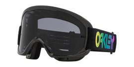Oakley O Frame 2.0 Pro MTB B1B Galaxy Black Strap Goggles With Dark Grey Lens