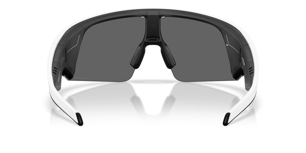Oakley Meta Vanguard Sunglasses With Prizm Black Lens - White