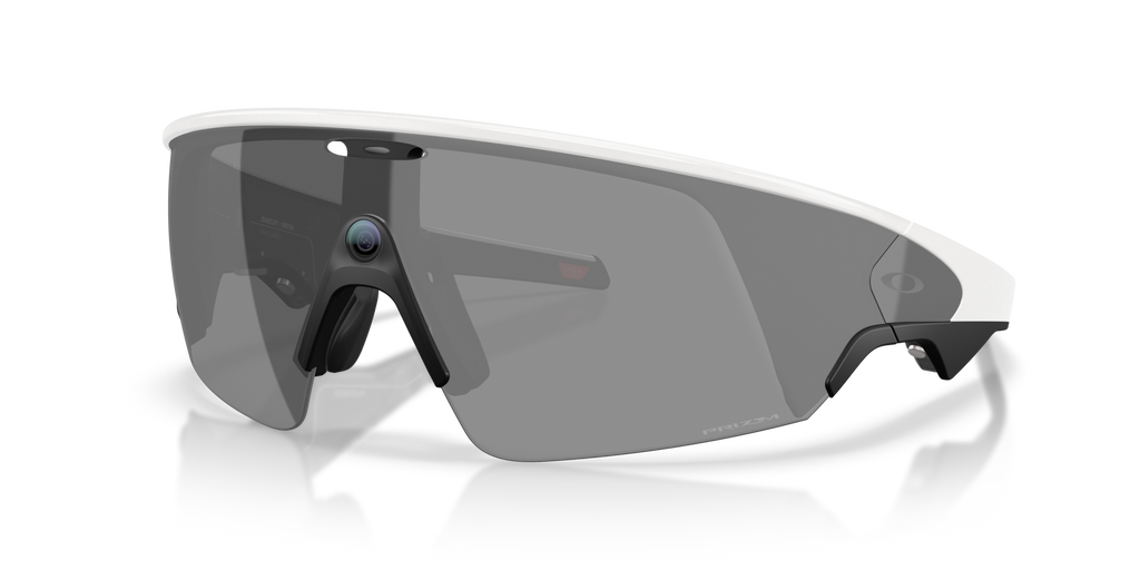 Oakley Meta Vanguard Sunglasses With Prizm Black Lens - White