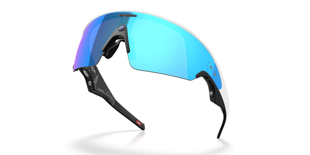 Oakley Meta Vanguard Sunglasses With Prizm Sapphire Lens - White