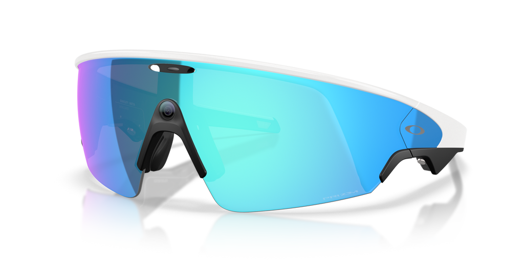 Oakley Meta Vanguard Sunglasses With Prizm Sapphire Lens - White