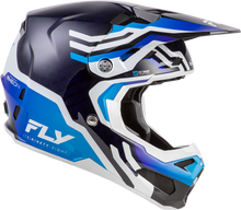 Load image into Gallery viewer, Fly Racing Formula S Carbon Byte Helmet - Blue Carbon/Blue/White