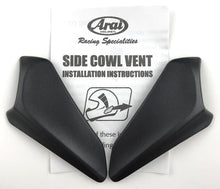 Load image into Gallery viewer, Arai Rx-7V Vent 5 Side Cowl Set - Black Frost