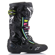 Load image into Gallery viewer, Alpinestars Tech 10 Supervented Black/Hue Boots - View 2 | Everest Motorcycles