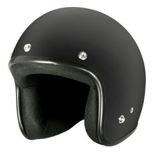 Load image into Gallery viewer, M2R 225 With Peak Open Face Motorcycle Helmet - Flat Black
