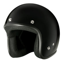 Load image into Gallery viewer, M2R 225 With Peak Open Face Motorcycle Helmet - Black