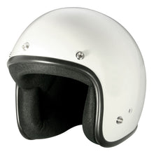 Load image into Gallery viewer, M2R 225 With Peak Open Face Motorcycle Helmet - White