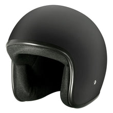 Load image into Gallery viewer, M2R 225 No Peak Open Face Motorcycle Helmet - Flat Black