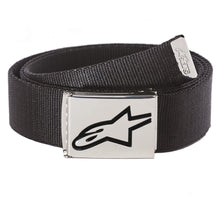 Load image into Gallery viewer, Alpinestars Ageless Web Belt - Black/Chrome