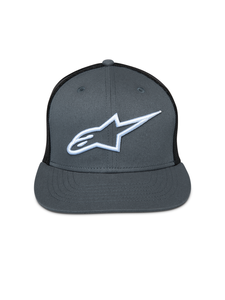 Alpinestars Corp Trucker Hat - Grey/Black - View 5 | Everest Motorcycles