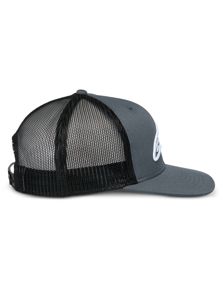 Alpinestars Corp Trucker Hat - Grey/Black - View 4 | Everest Motorcycles