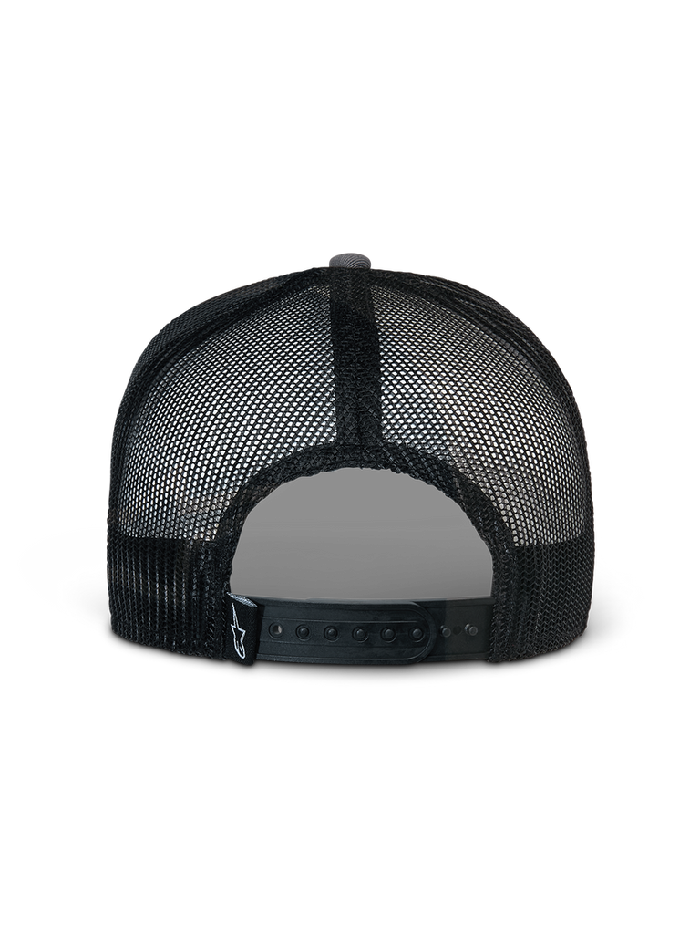 Alpinestars Corp Trucker Hat - Grey/Black - View 3 | Everest Motorcycles