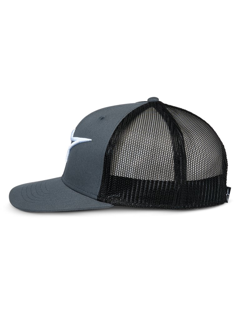 Alpinestars Corp Trucker Hat - Grey/Black - View 2 | Everest Motorcycles
