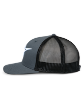 Load image into Gallery viewer, Alpinestars Corp Trucker Hat - Grey/Black - View 2 | Everest Motorcycles
