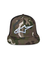 Load image into Gallery viewer, Alpinestars Corp Trucker Hat - Green/Camo/Black - View 5 | Everest Motorcycles