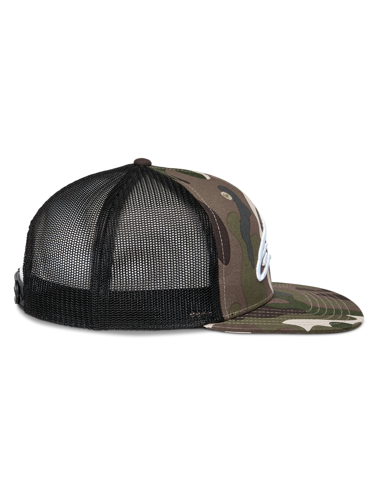 Alpinestars Corp Trucker Hat - Green/Camo/Black - View 4 | Everest Motorcycles