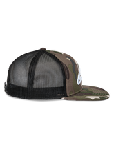 Load image into Gallery viewer, Alpinestars Corp Trucker Hat - Green/Camo/Black - View 4 | Everest Motorcycles