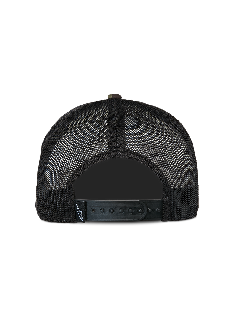 Alpinestars Corp Trucker Hat - Green/Camo/Black - View 3 | Everest Motorcycles