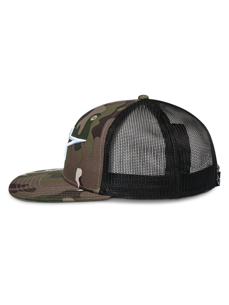 Alpinestars Corp Trucker Hat - Green/Camo/Black - View 2 | Everest Motorcycles