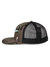 Load image into Gallery viewer, Alpinestars Corp Trucker Hat - Green/Camo/Black - View 2 | Everest Motorcycles