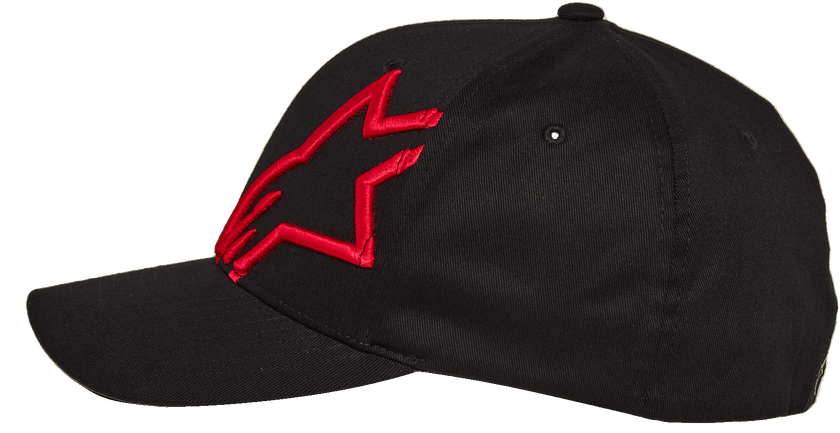Alpinestars Corp Shift 2 Curved Brim Hat - Black/Red - View 2 | Everest Motorcycles