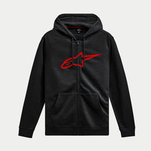 Load image into Gallery viewer, Alpinestars Ageless Zip V3 Hoodie - Black-Red