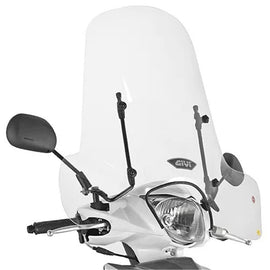 GIVI Windscreen Only - Piaggio/Suzuki/SYM Models (Needs Fitting Kit)